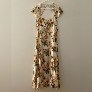 New with Tags Reformation Myah Midi Dress in Milo Size 10